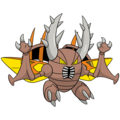 Mundo Pokémon - 773- Silvally. Tipo: inseto. Evolução: Estágio Final.  Histórico: Com a memória de inseto, seus instintos naturais se aprimoram.  Ao encontrar um parceiro em quem confia, destrói deliberadamente o  dispositivo