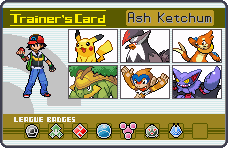 A Equipe de Ash em Johto