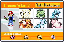 A Equipe de Ash em Kanto