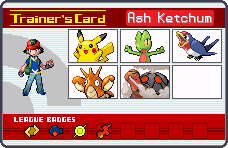 A Equipe de Ash em Jornadas Pokémon