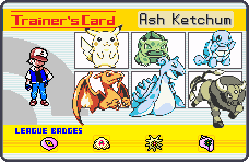 A Equipe de Ash em Kanto