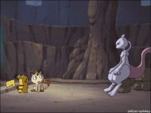 Em Pokémon O Filme: Mewtwo Contra-Ataca (2000) tem a famosa cena que Mewtwo  diz Eu