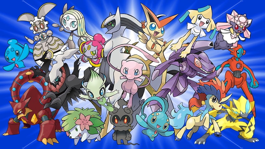 Pokémon Míticos que são confundidos com Lendários !