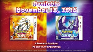 Novidades Pokémon Sun & Moon – Iniciais e Lendários!