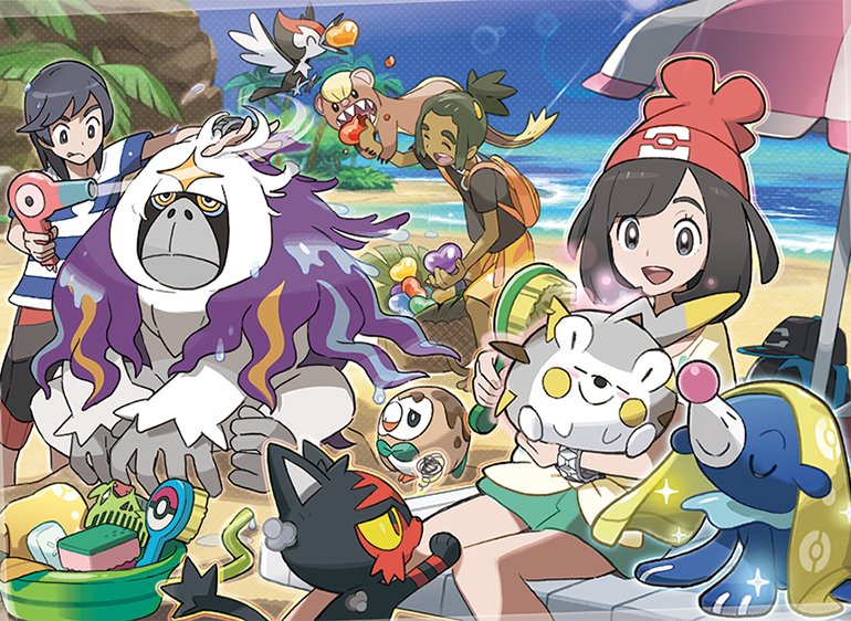 Revelado Novos Pokémon e habilidades Sun/Moon