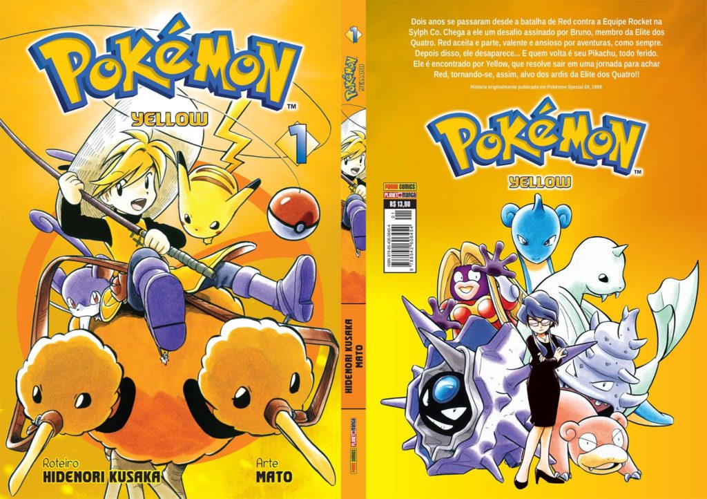 Mangá Pokémon Adventures - Arco Yellow