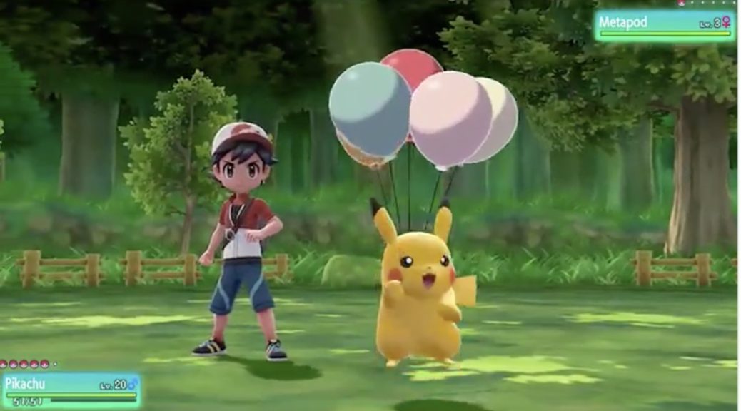 Pokémon Let’s Go Pikachu/Eevee: Novo ataque do Pikachu revelado!