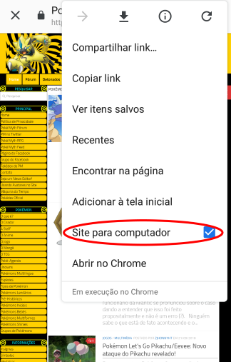 Dica: Melhorar a visualização do site pelo celular