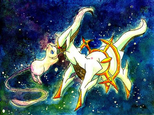 Quem nasceu primeiro: Mew ou Arceus?