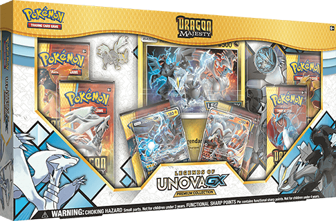 Kit Carta Pokémon Lendários Reshiram Zekrom E Kyurem