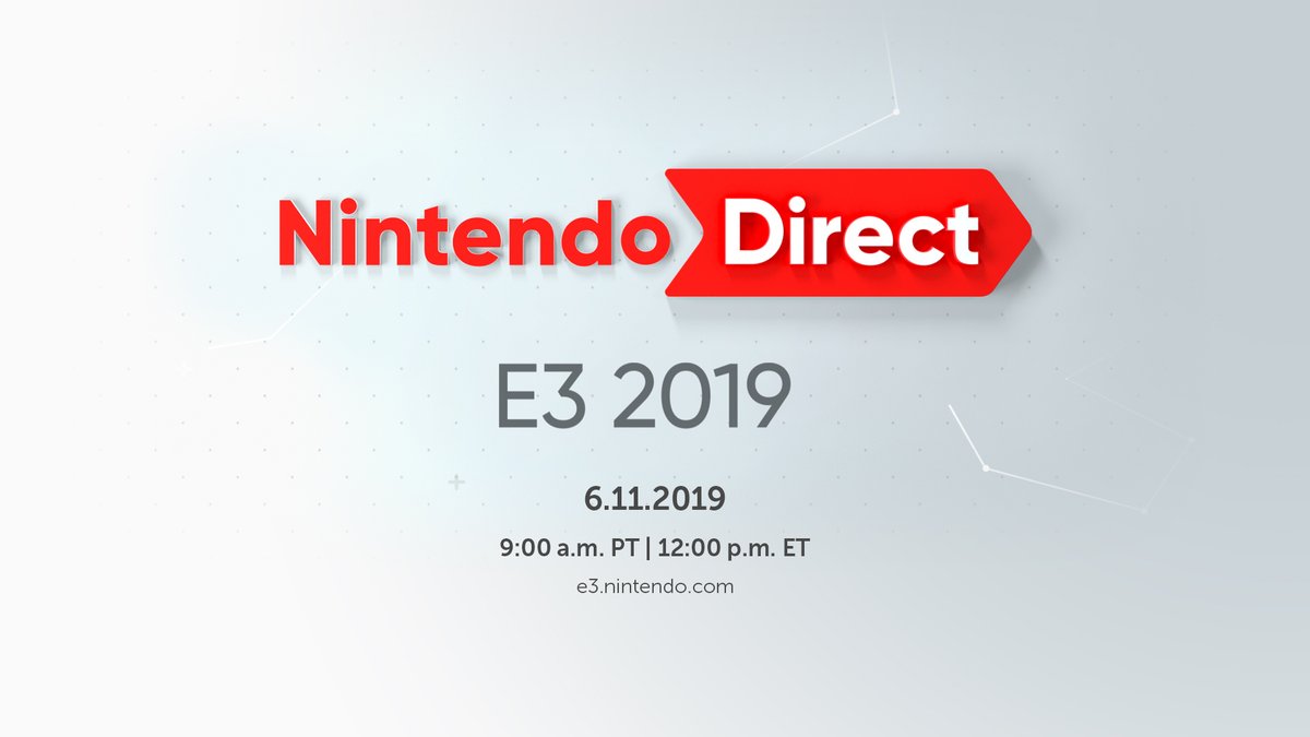 Nintendo Direct – E3 2019 (11/06 às 13:00hs)