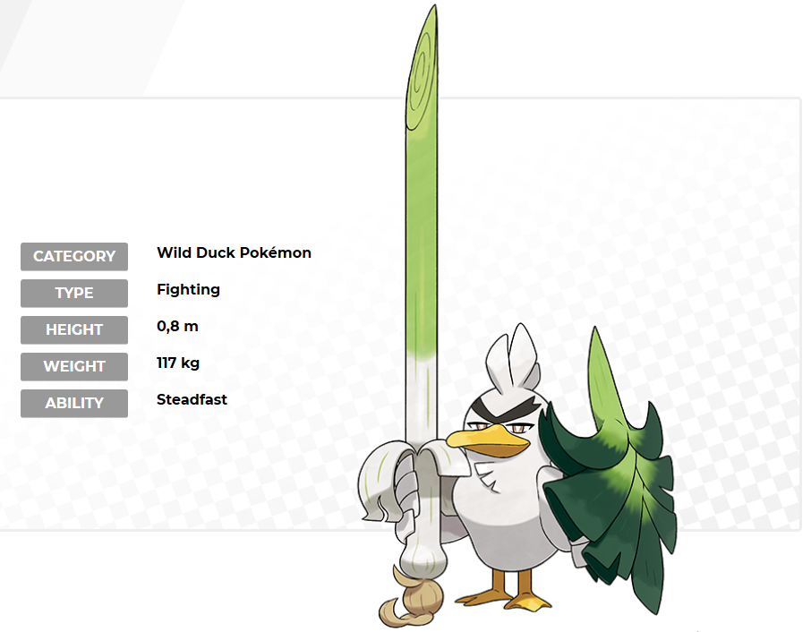 Pokémon Sword/Shield: nova evolução de Farfetch'd era a criatura