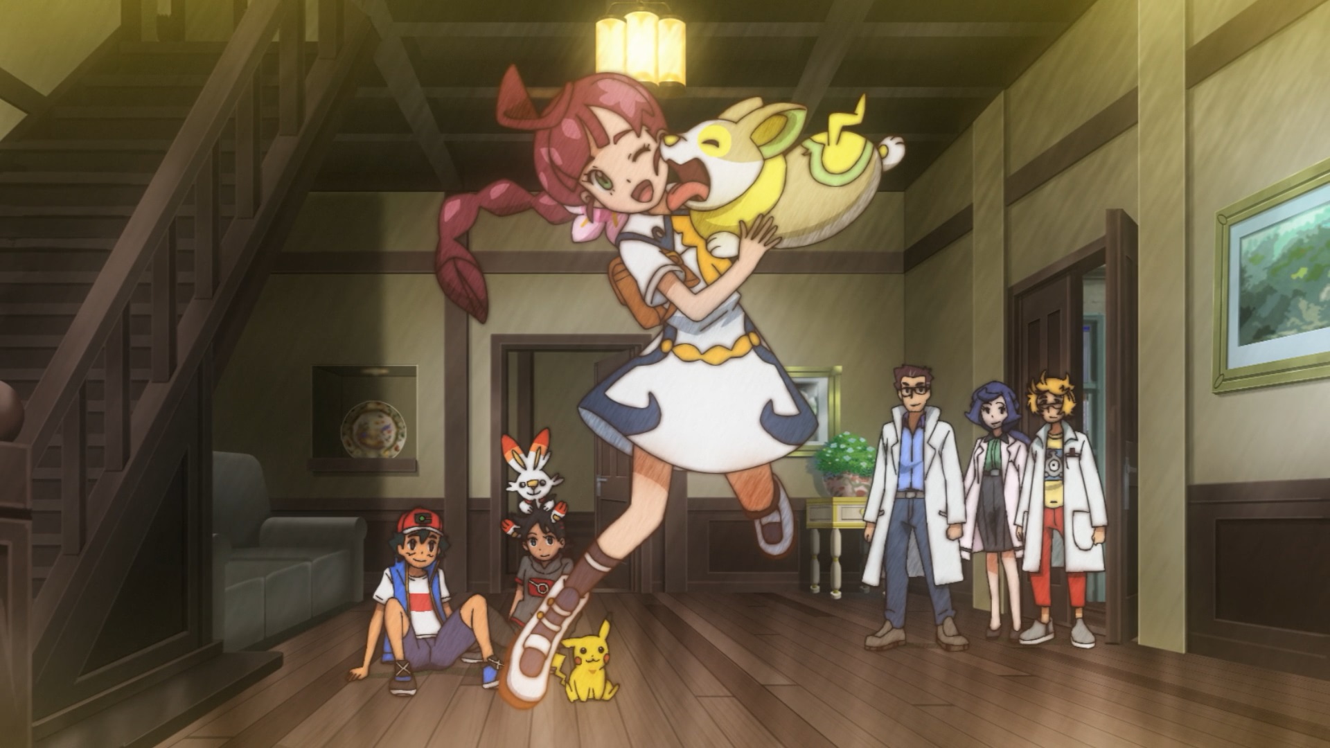 Pocket Monsters (2019) Episódio 11: Koharu, Wanpachi e o Gängar casual