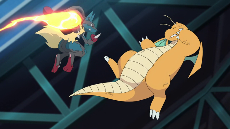 Pocket Monsters (2019) Episódio 25: Um Festival de Batalhas cheio de vida! VS Mega Lucario!!