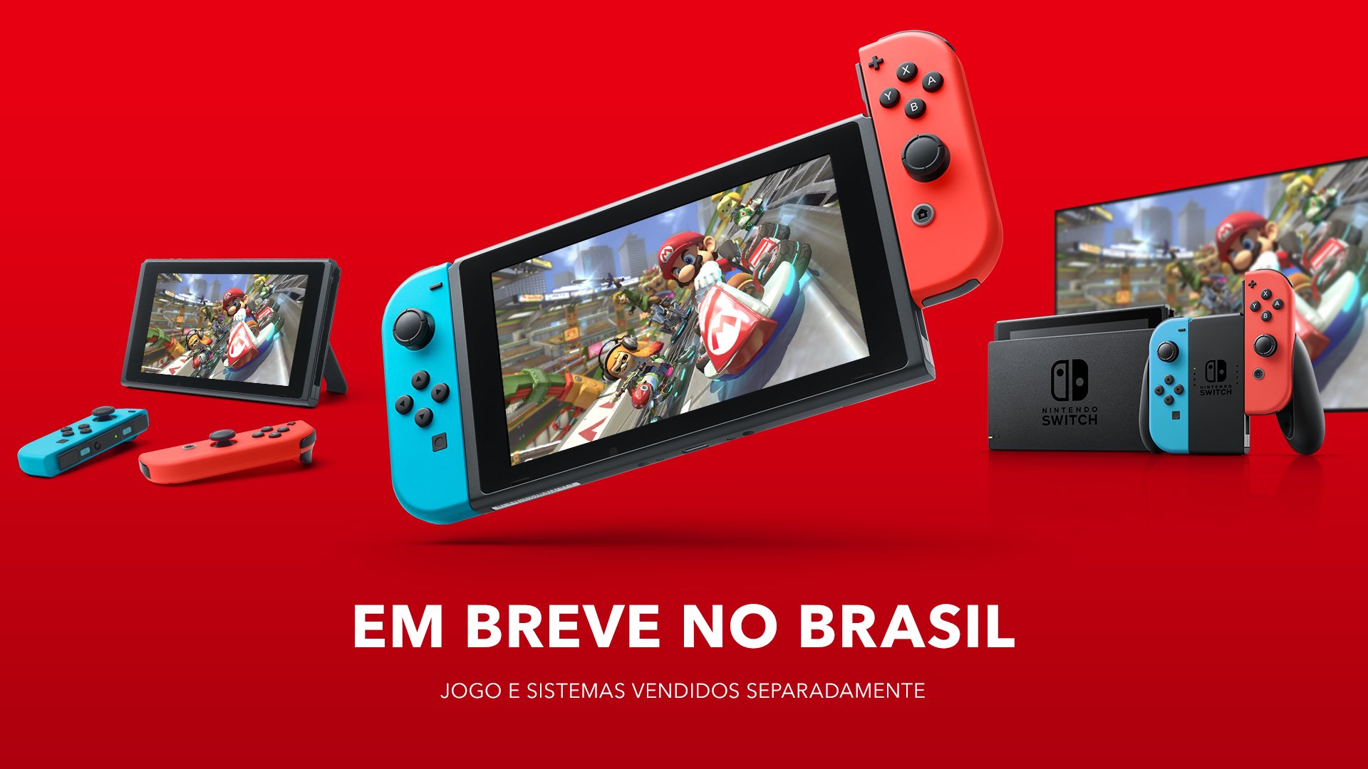Nintendo retorna: Switch será vendido oficialmente no Brasil ainda em 2020