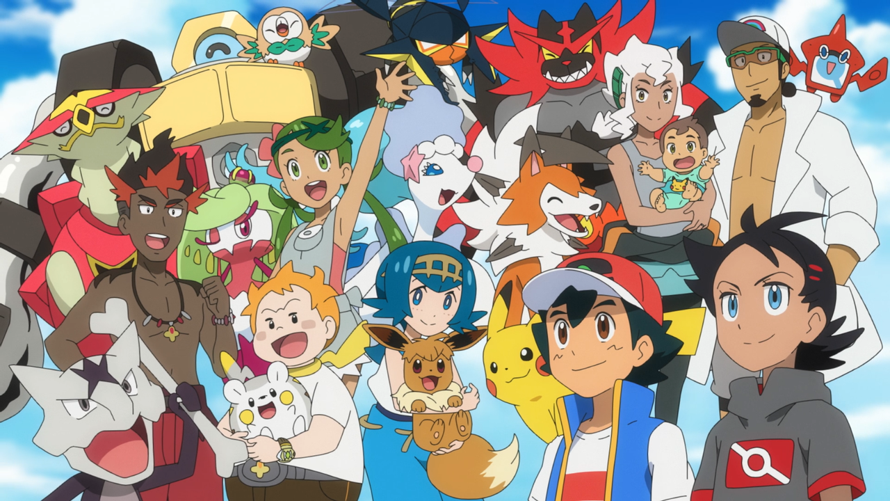 Pocket Monsters (2019) Episódio 37: Estou de volta, e prazer em conhecê-la, Alola!