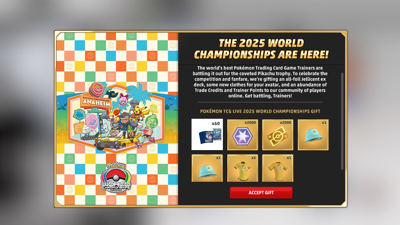 Eventos pós-Mundial Pokémon 2025 para Pokémon TCG Live!