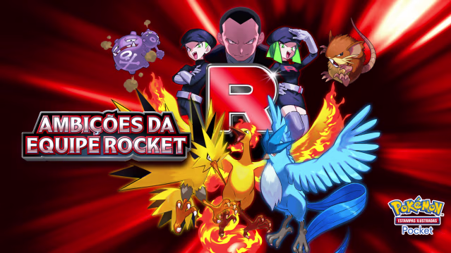 Se preparem para a dominação da Equipe Rocket, nesta expansão de Pokémon TCG Pocket!